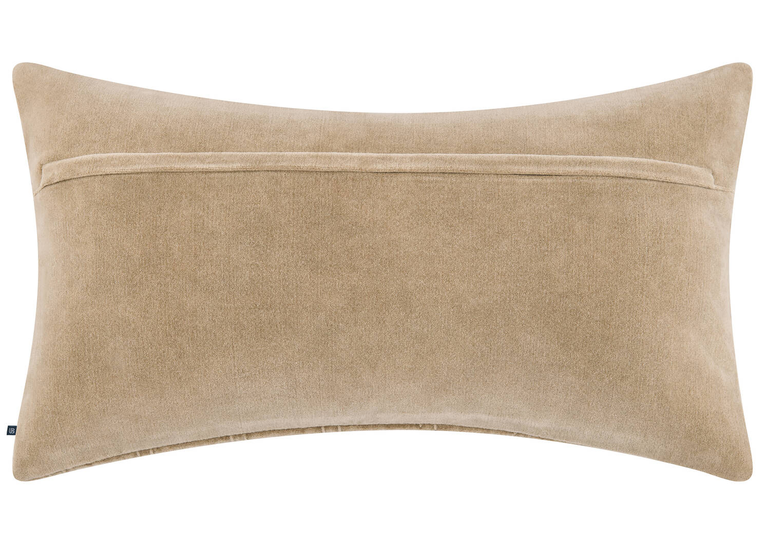 Morley Cotton Velvet Pillow 12x22 Sand