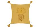 Coussin ananas Mahana 20x20 champ doré