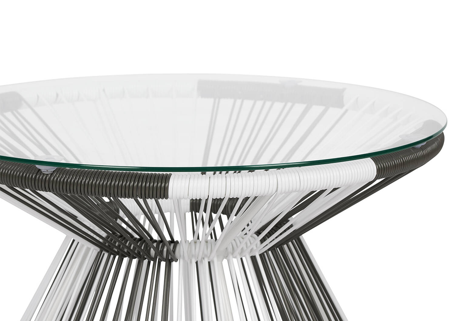 Porto Side Table -White/Grey