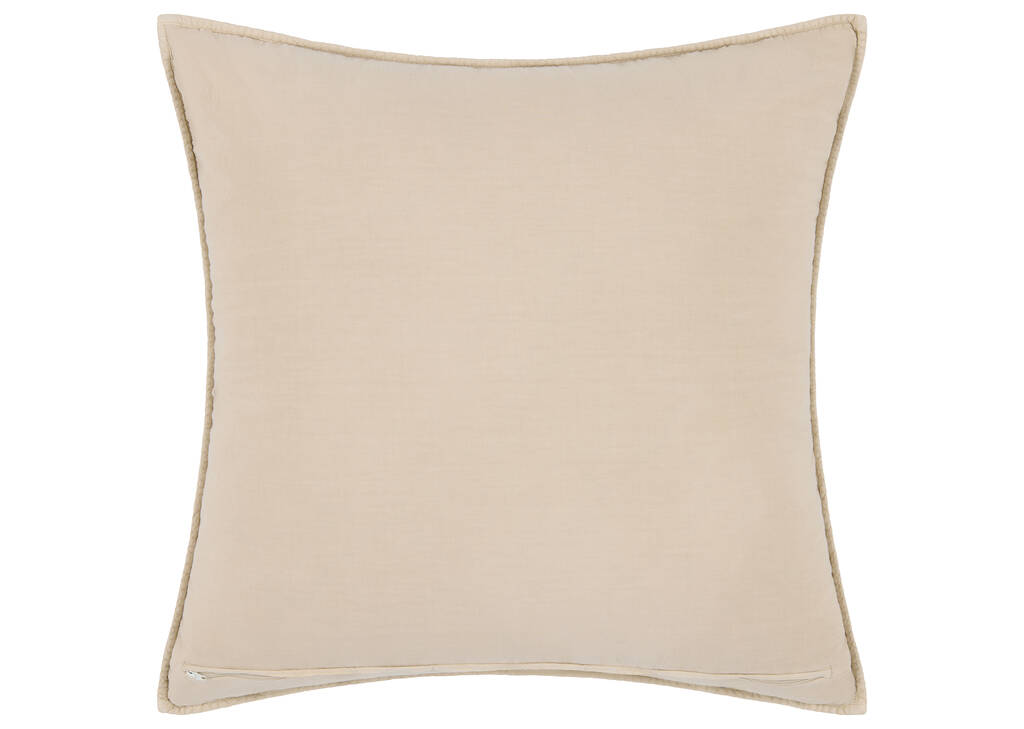 Joye Cotton Velvet Sham 24x24 Latte