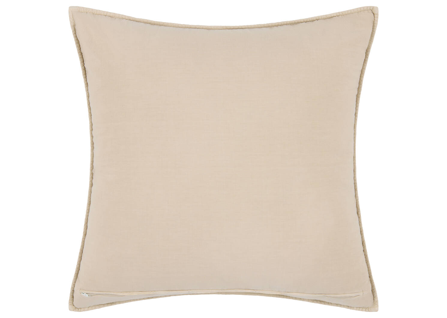 Joye Cotton Velvet Sham 24x24 Latte