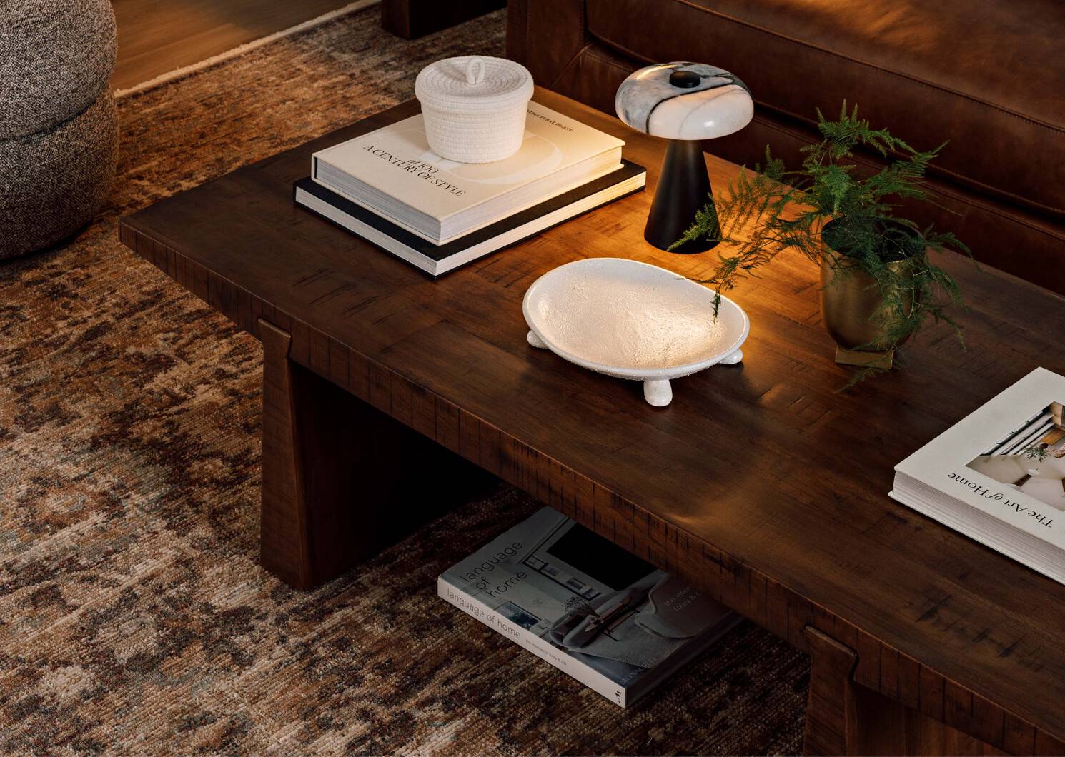 Percival Coffee Table -Lawson Umber