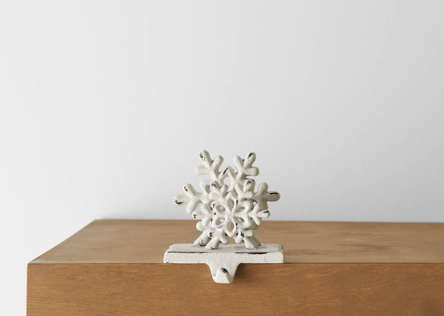 Snowflakes Stocking Holder Urban Barn