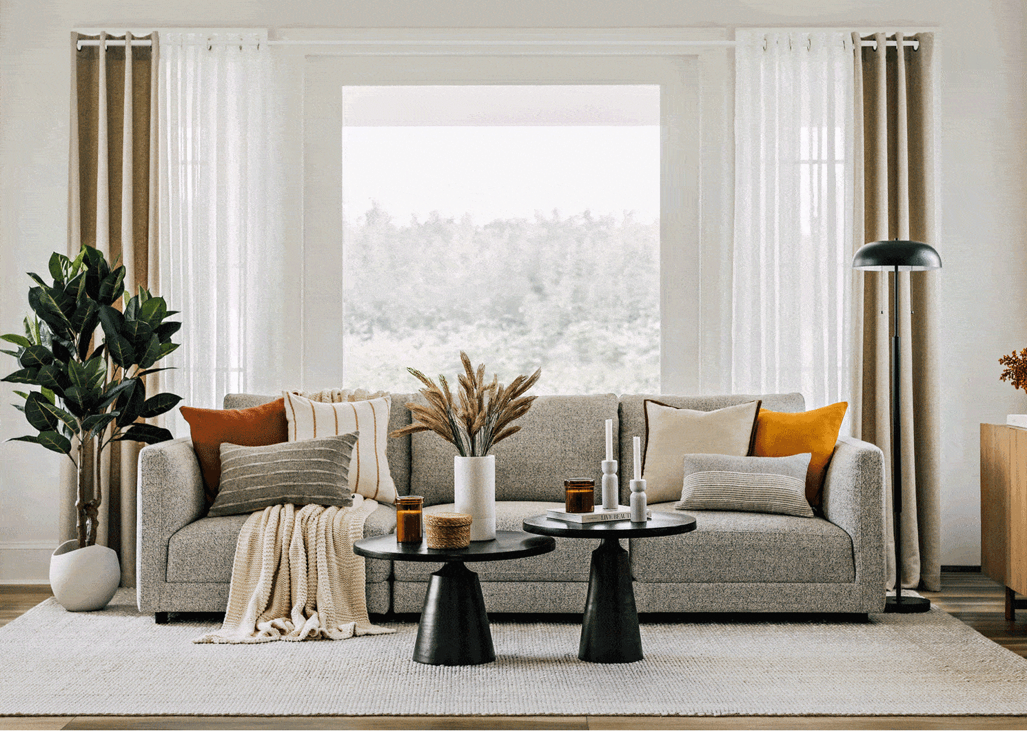 Mila Left-Arm Chair Module -Sela Grey