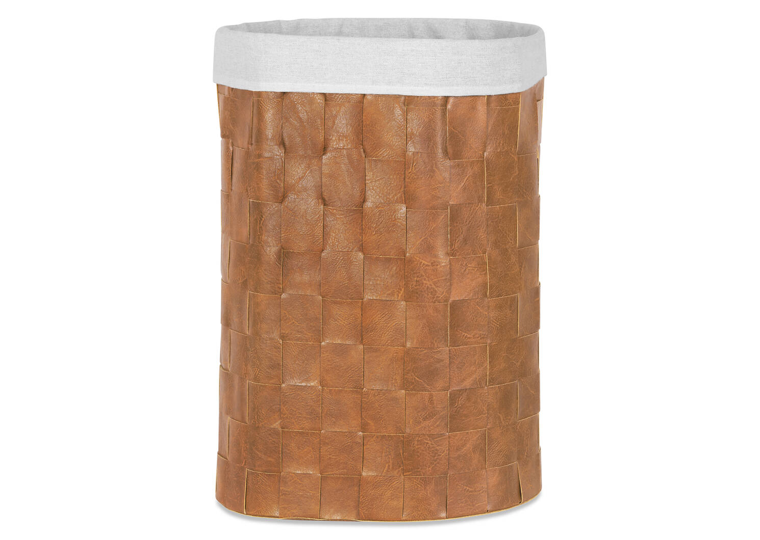 Iona Laundry Basket Cognac