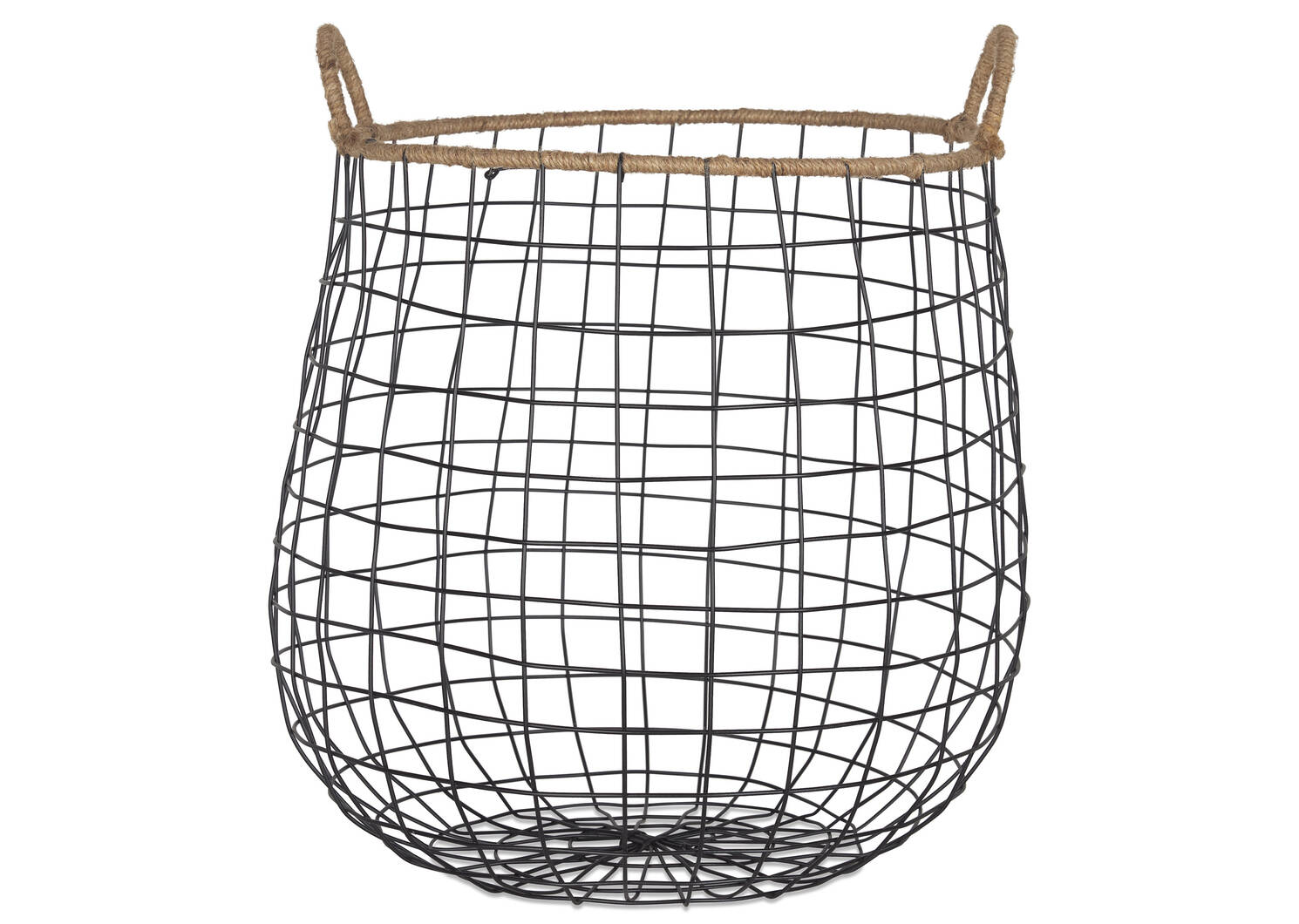 Paniers en treillis Jackman naturels/noirs