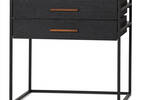 Lenyx Side Table -Ebony Oak