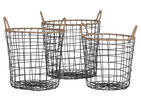 Jackman Wire Basket Medium Natural/Black