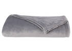 Cozy Lux Throw Silver Grey