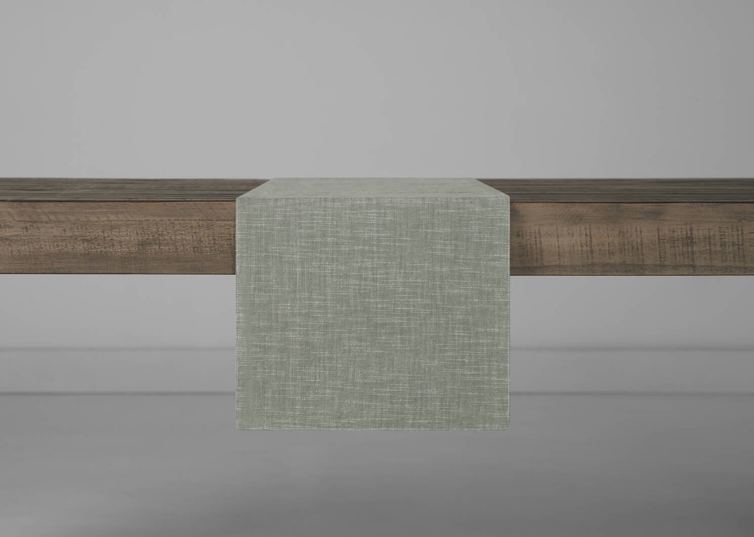 Aruba Table Runner Ivory/Green