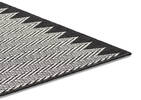 Matira Rug 63x91 Zigzag Black/Ivory