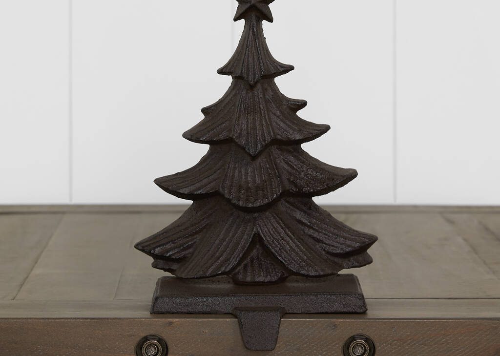 Claus Tree Stocking Holder Iron