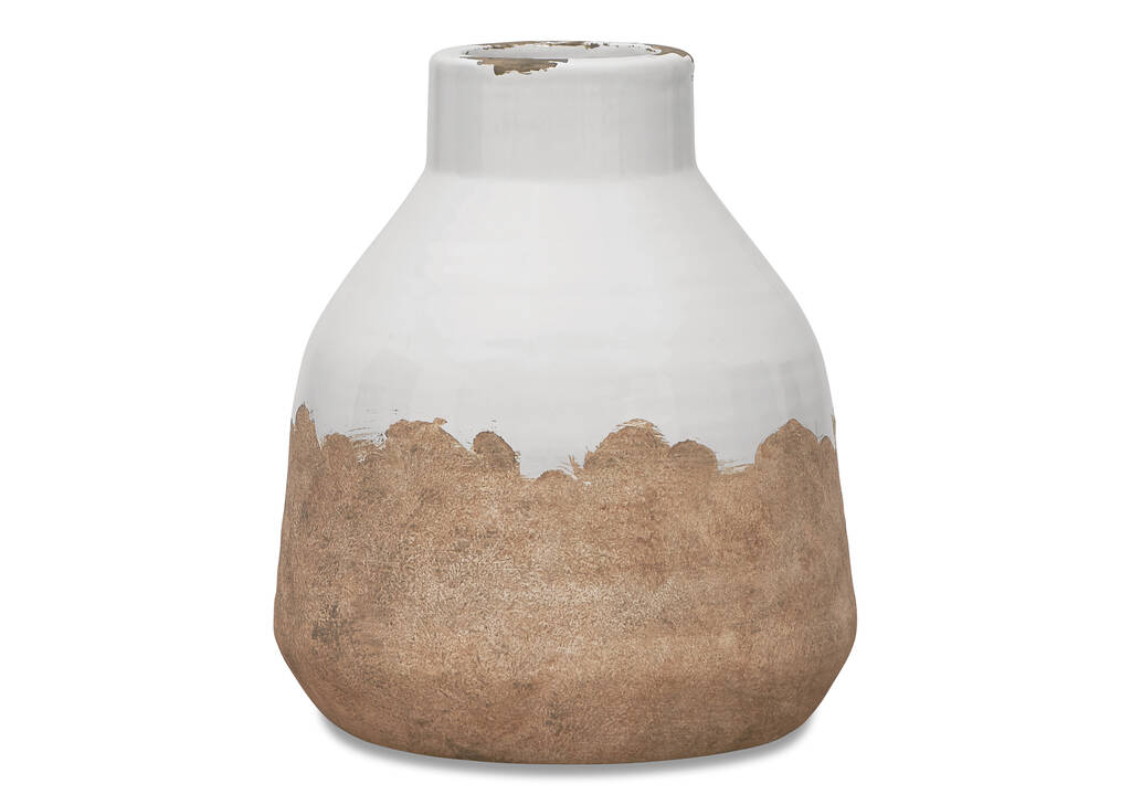 Petit vase Vanna lait/naturel