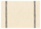 Kaylee Stripe Placemat Natural/Black