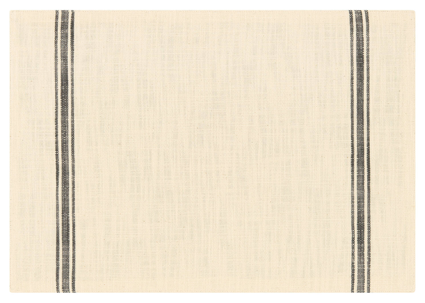 Kaylee Stripe Placemat Natural/Black