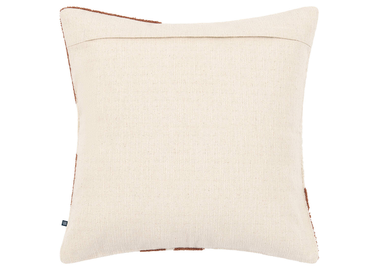 Coussin Haley 20x20 naturel/tamarin