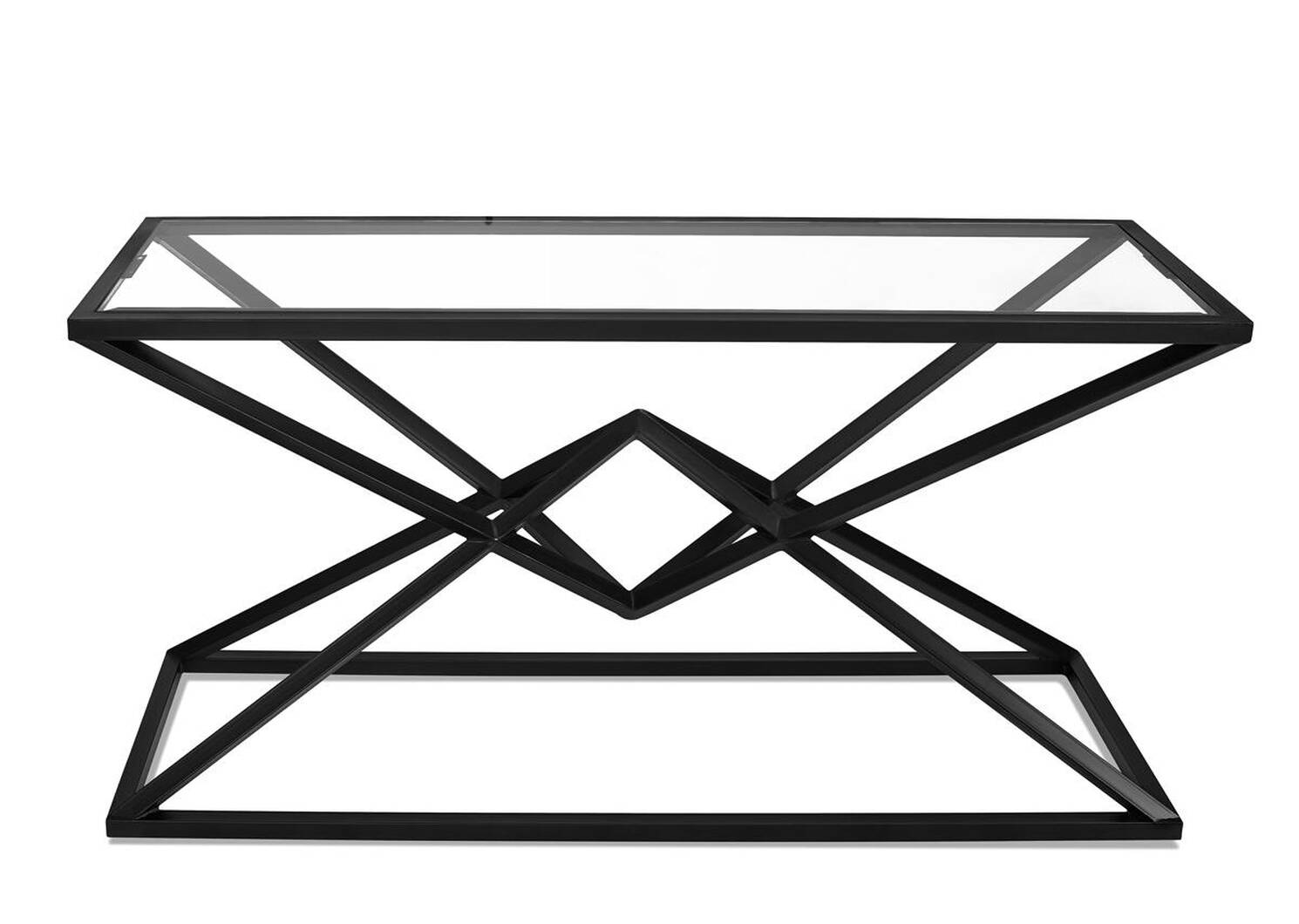 Pyramid Console Table -Glass
