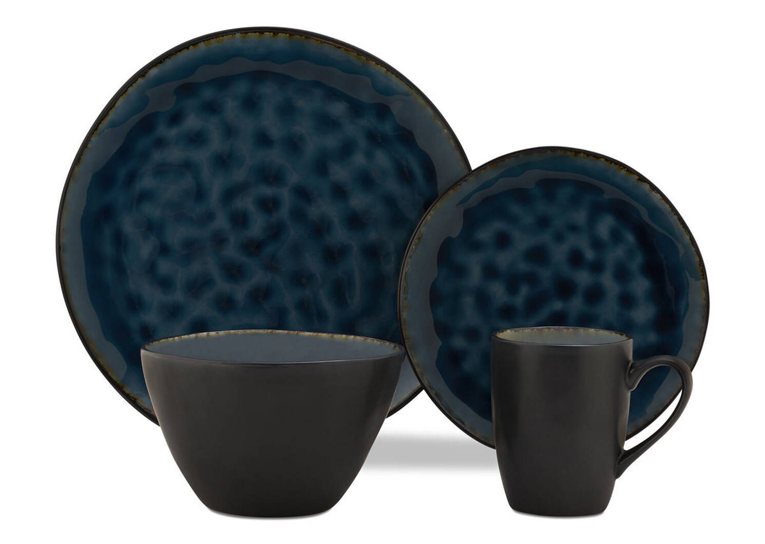 Adler 16 pc Dish Set Midnight