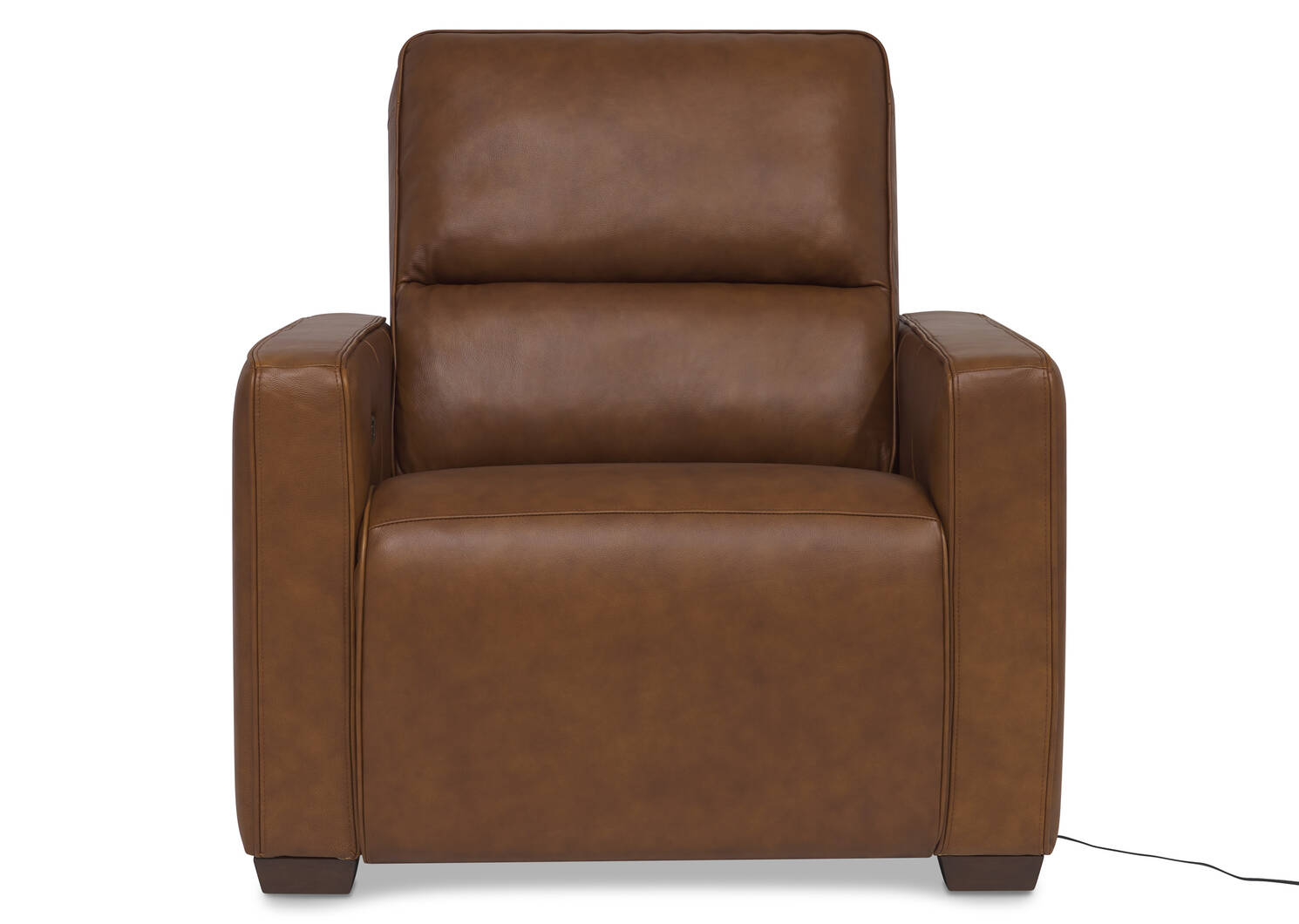 Reese Leather Recliner -Arlo Rum