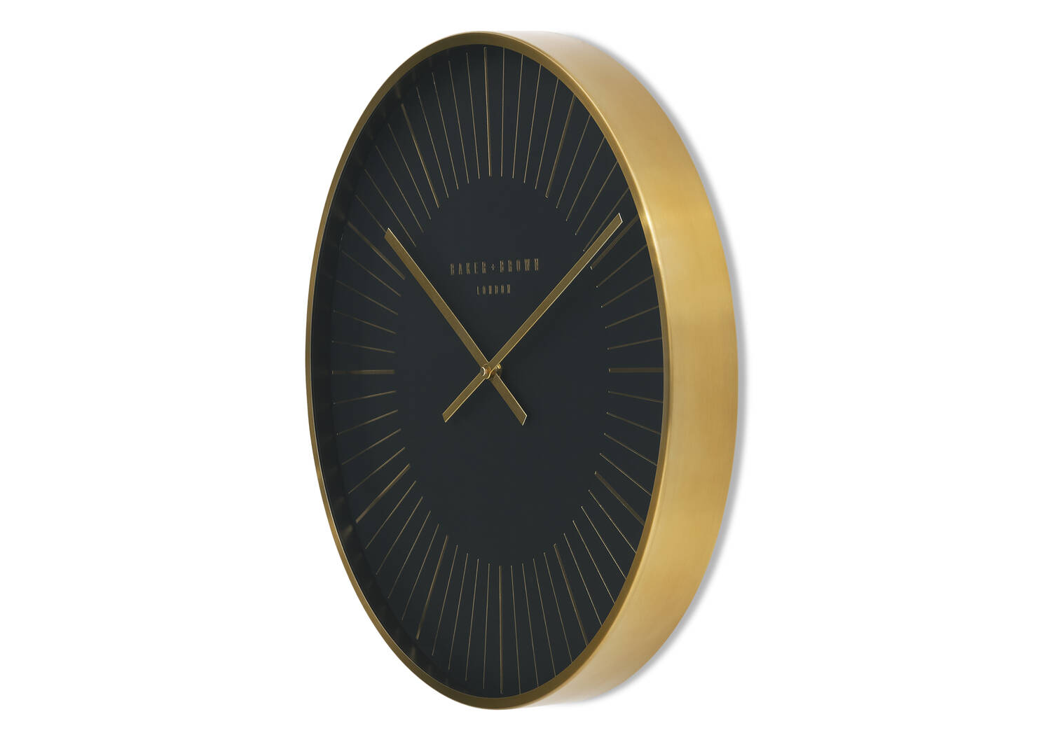 Parris Wall Clock Black