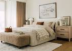 Hendricks Cotton Check Throw Nat/Caramel