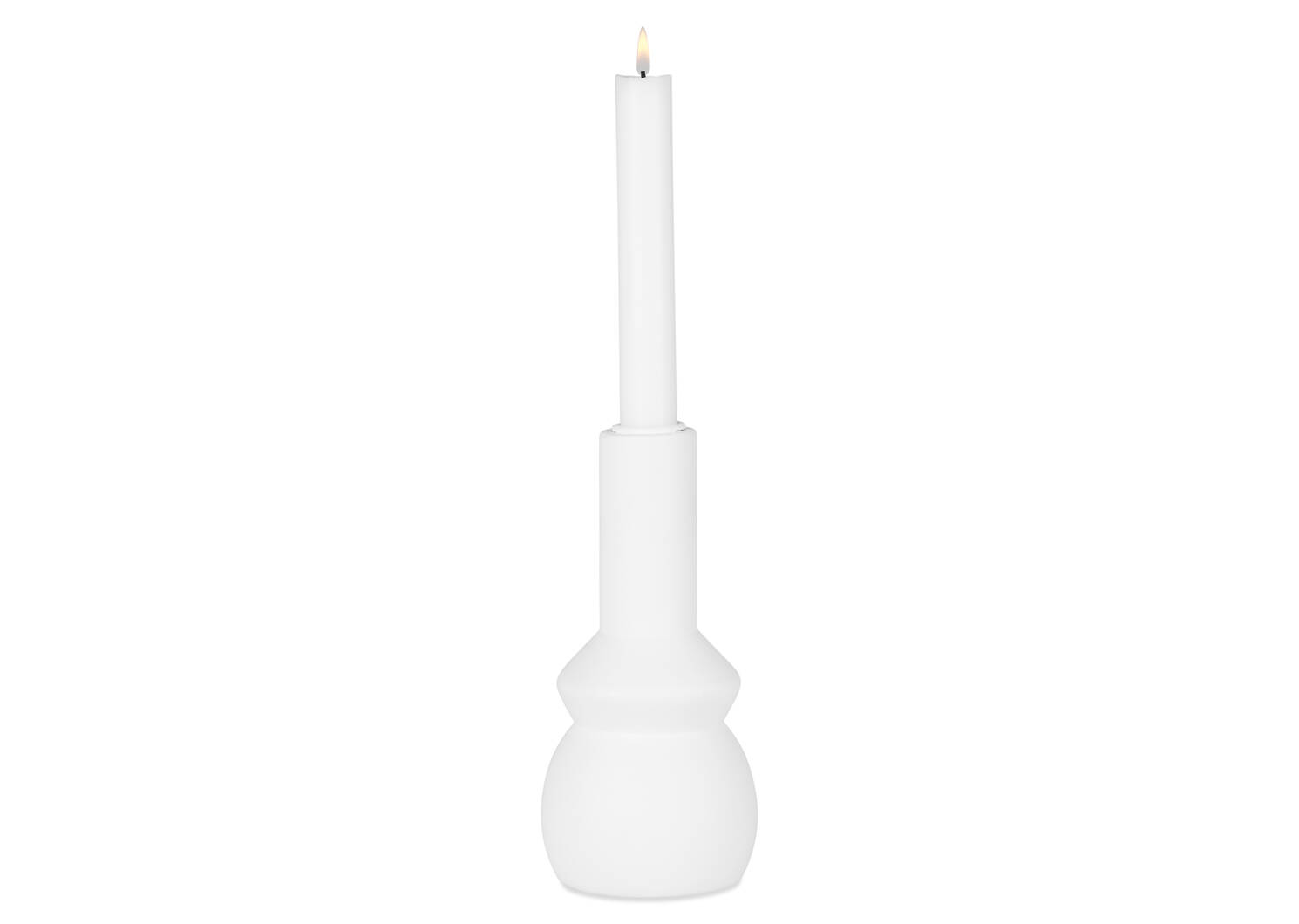 Ezio Candle Holders White