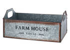 Farmhouse Metal Crate Medium