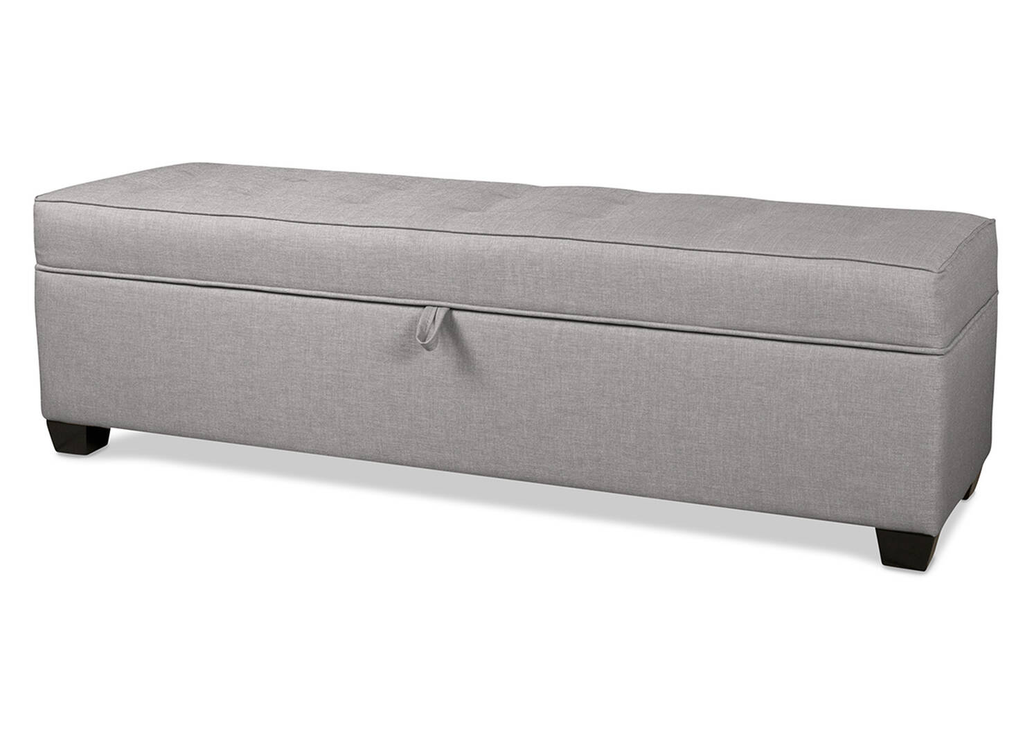 Vault Custom Storage Ottoman 50x18"