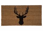 Stag Head Doormat 18x36