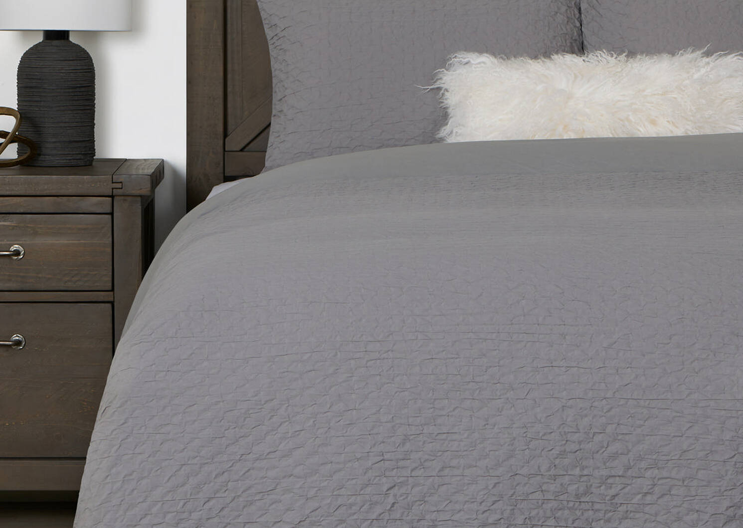 Darcy Duvet Set King Pebble