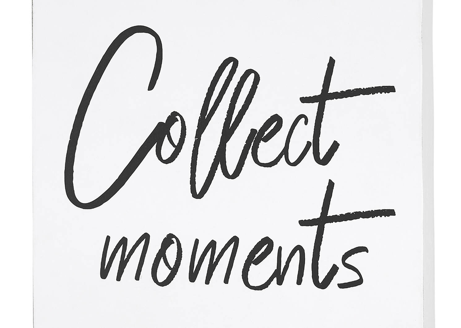 Bloc écriteau Collect Moments
