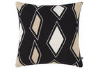 Coussin Ventura 20x20 noir/ivoire/sable