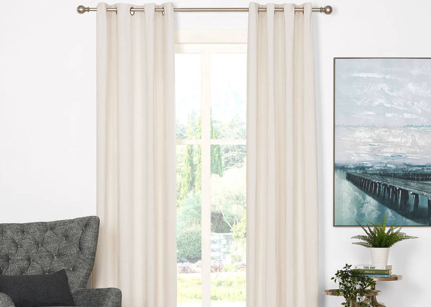 Bailey Panel 96 Ivory