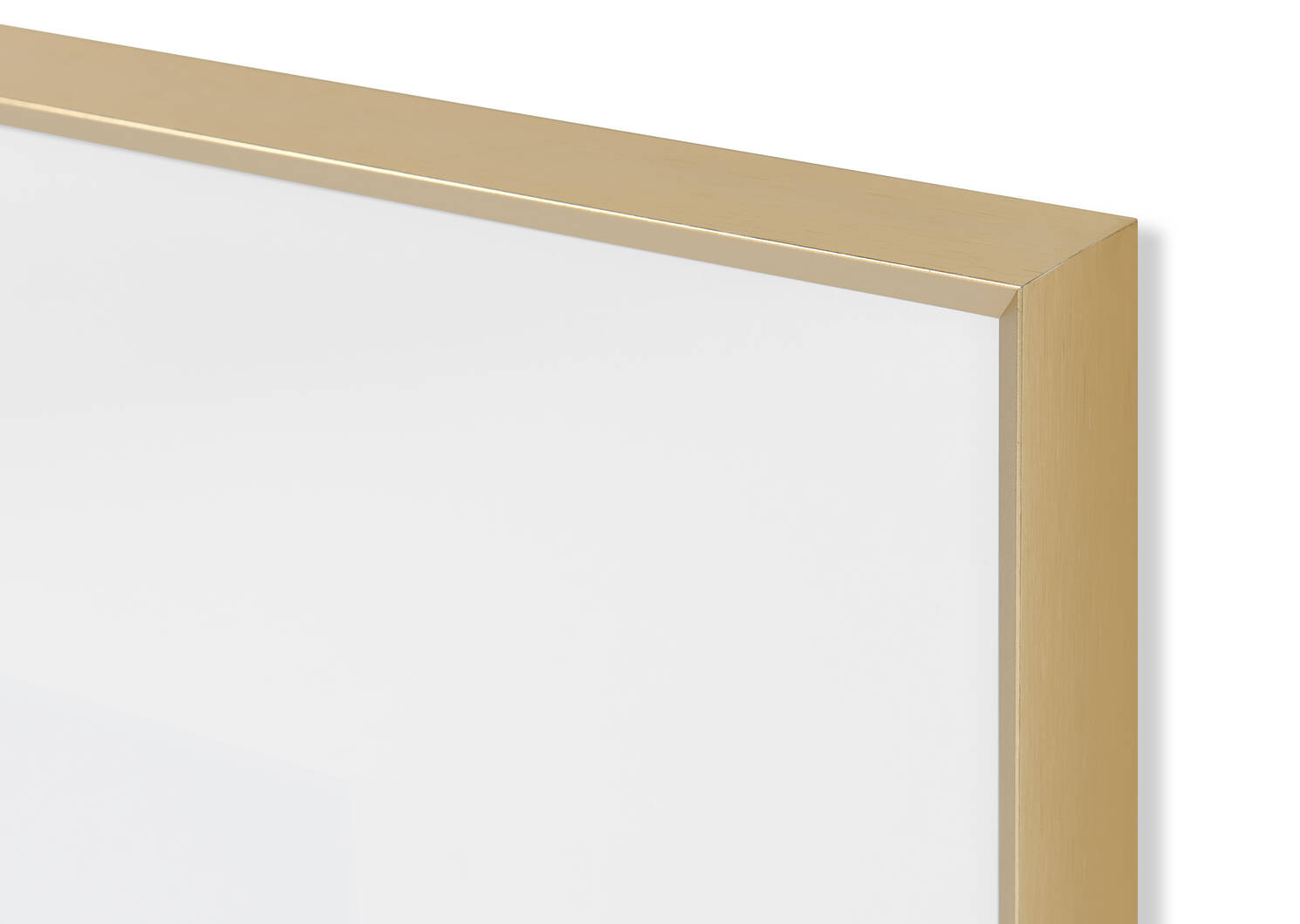 Russo Gallery Frames Satin Brass