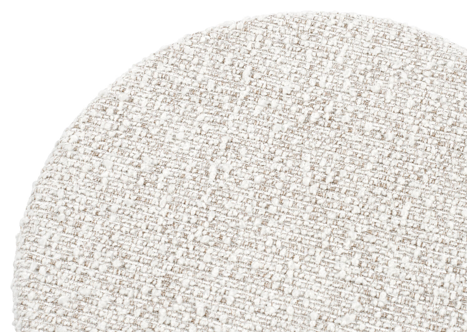 Coussin de siège Circle ivoire/cendré