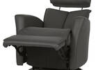 Hendrick Leather Recliner -Tre Graphite