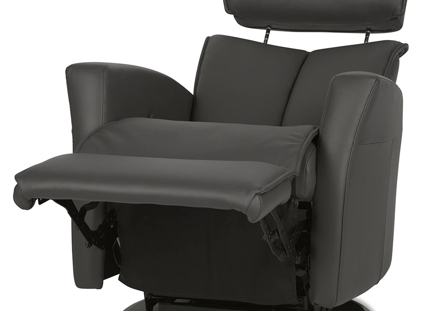 Hendrick Leather Recliner -Tre Graphite