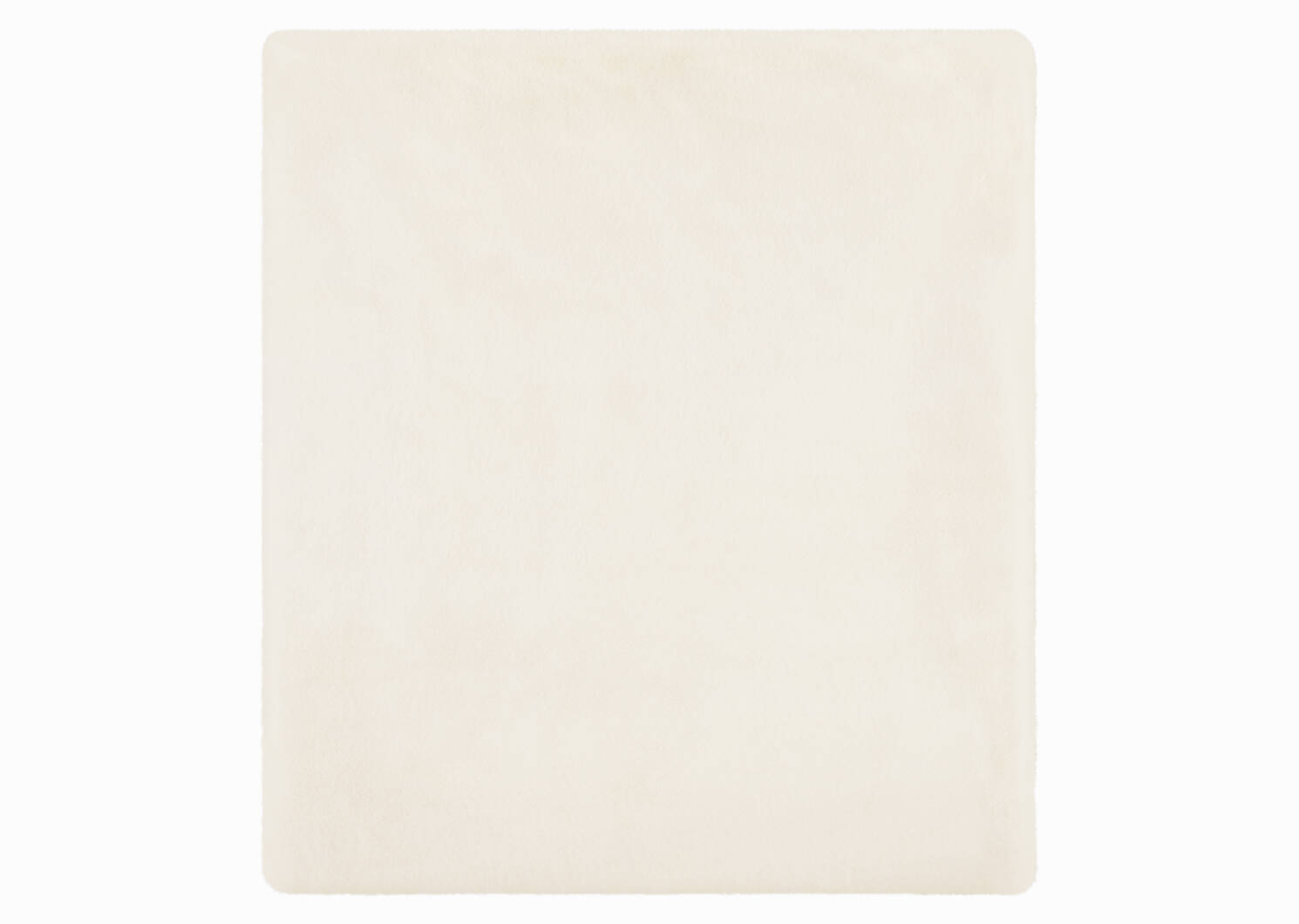 Laurent Faux Fur Throw White