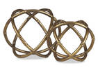 Minto Ball Small Antique Brass