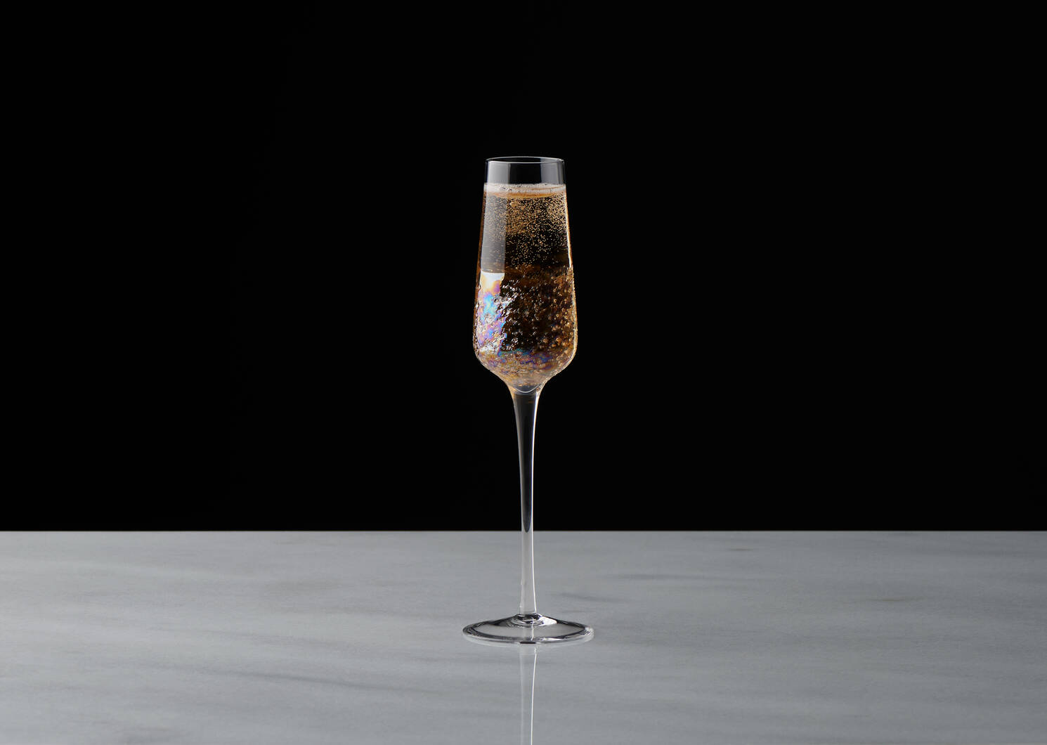 Bliss Champagne Flute Iridescent
