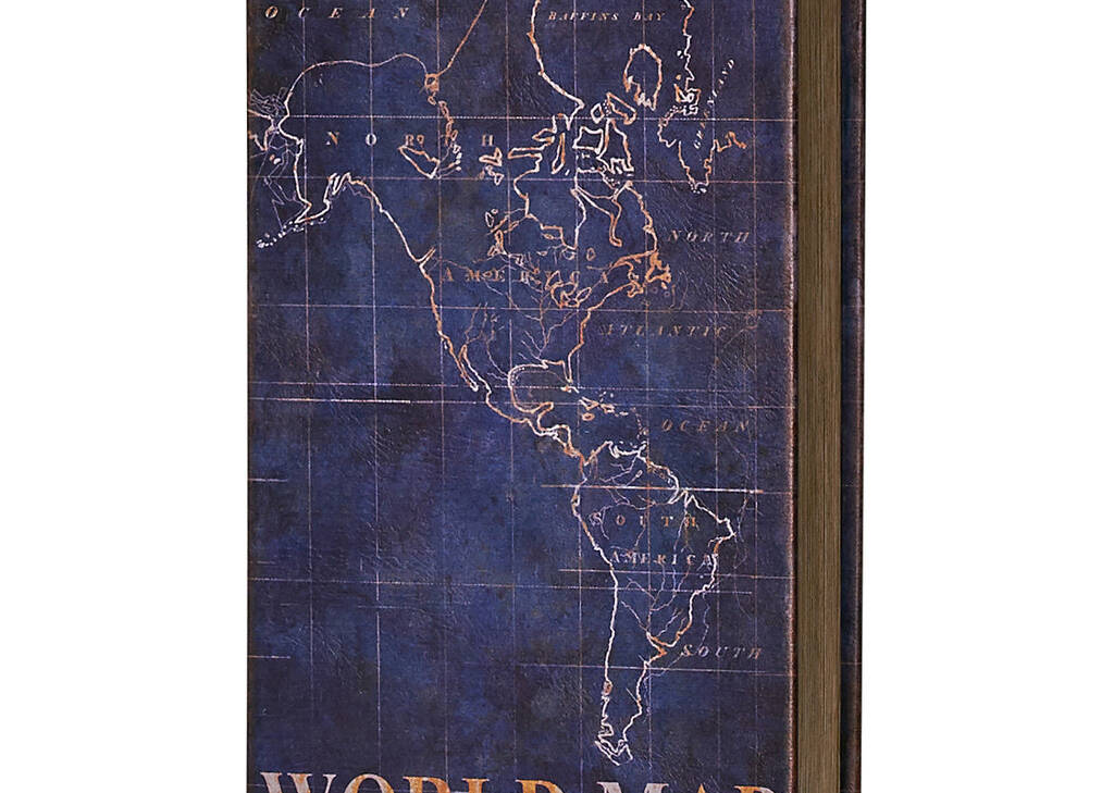 Boîte-livre moyenne World Map