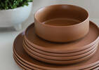 Mayne 16 pc Dish Set Terracotta