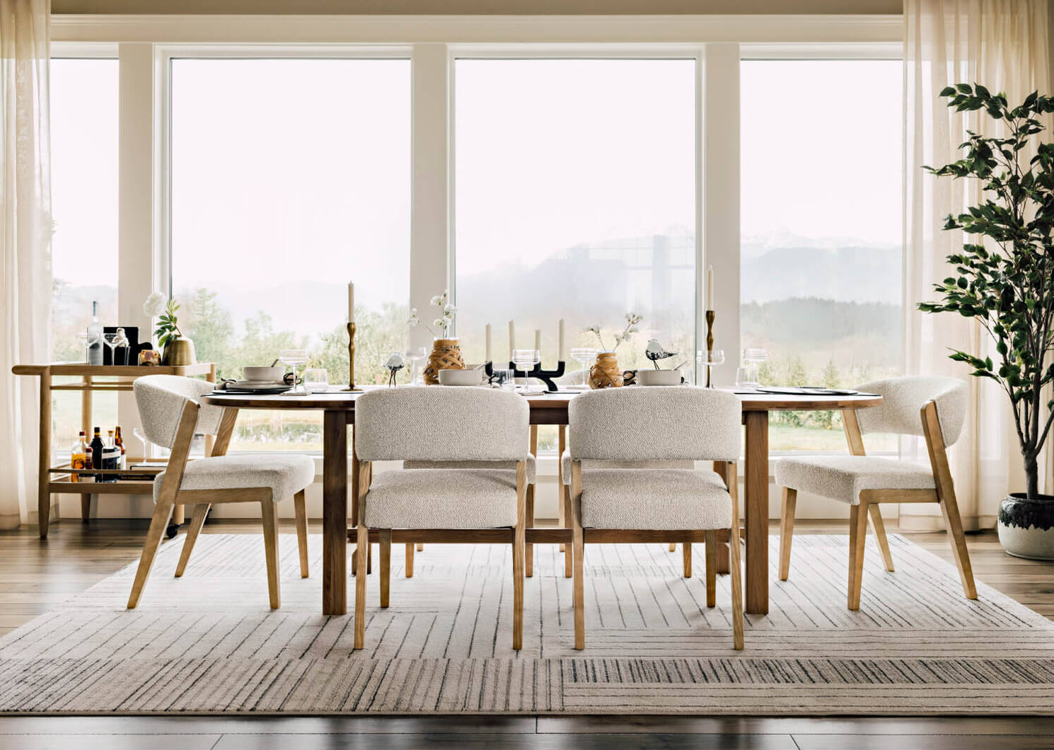 Willaby Dining Chair -Gower Linen