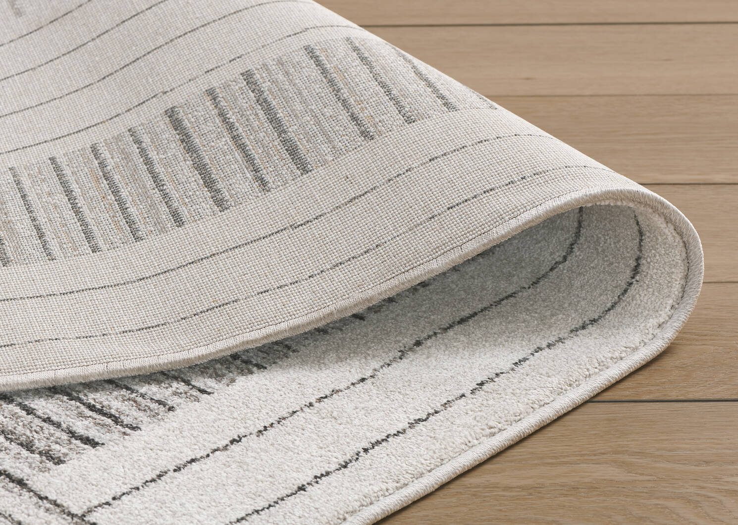 Isaac Rug 94x134 Ivory/Grey