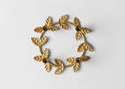 Holly Wreath Candle Holder