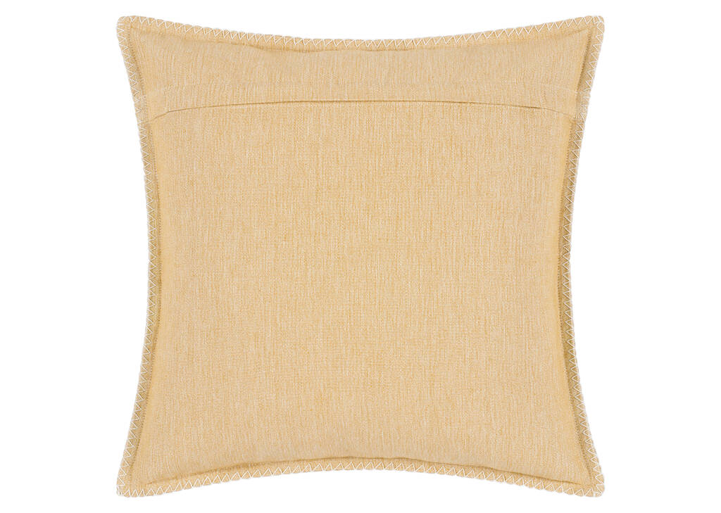 Coussin en coton Aria 20x20 ambré