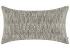 Coussin en coton jacquard Nia 12x22 gris