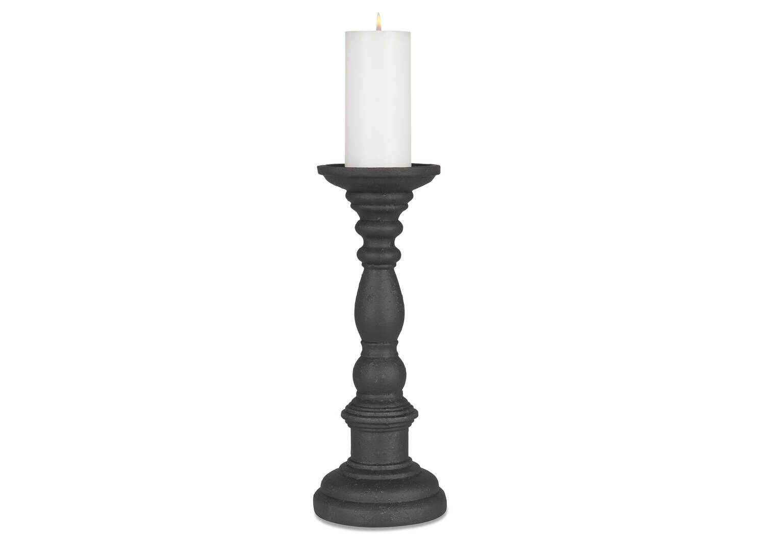 Vanya Candle Holder Large Black