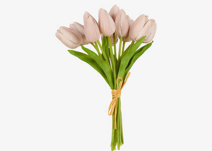 Bouquet de tulipes Berdine rose voilé