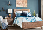 District Bed -Harbour Grey, KING